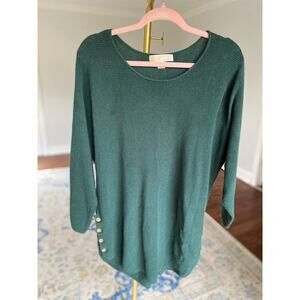 Michael Kors Knit Tunic Sweater Coastal Grandmother Quiet Luxury Cottagecore